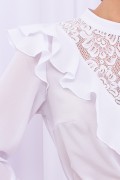 Блуза Фезалия д/р GL71236 цвет белый