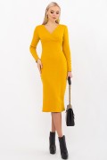 Платье Рафия д/р GL76400 цвет горчица