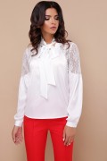 блуза Анастейша д/р, Колір: білий