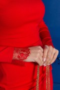 Платье Ская-1 д/р GL77482 цвет красный