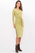 Платье Пина д/р GL75111 цвет оливковый