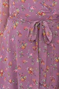 Платье Алеста д/р GL73240 цвет лиловый-букет Роз